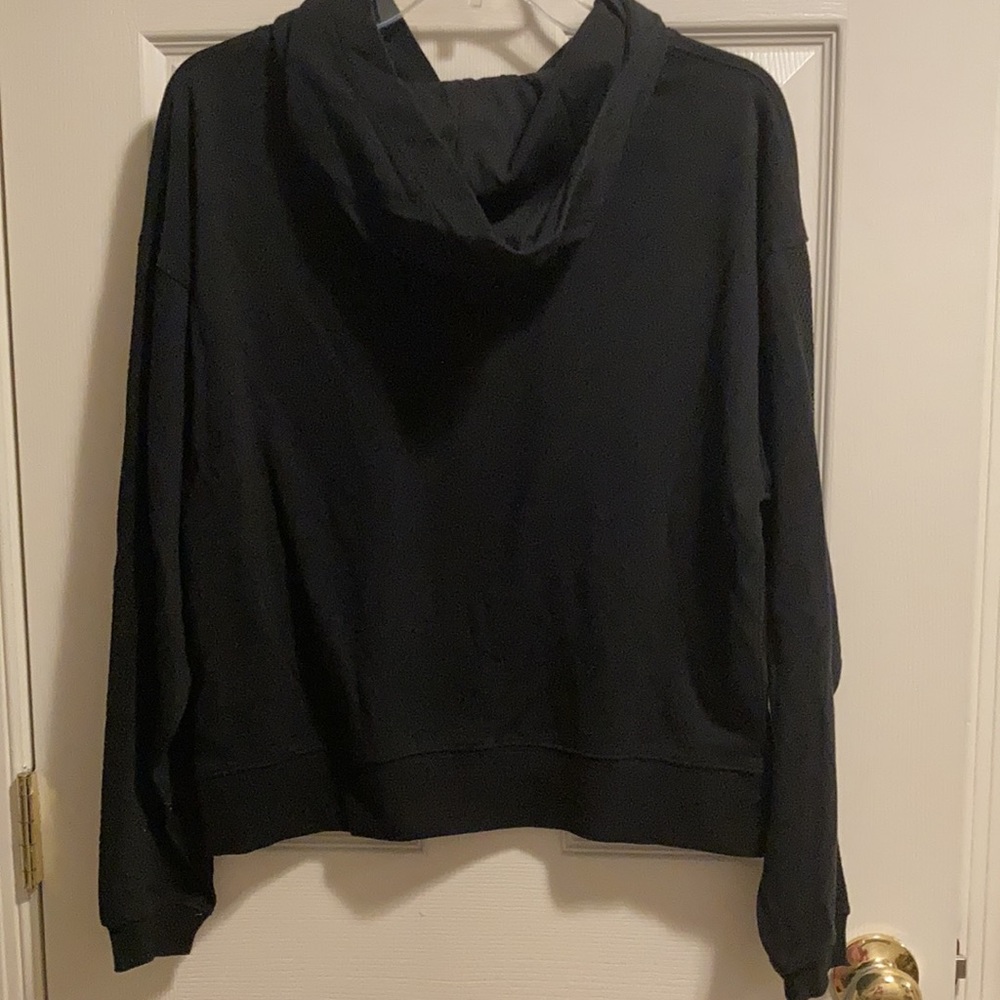🟩 Champion Women’s Black Athletic Sweatshirt (NWOT) size M - Picture 5 of 7